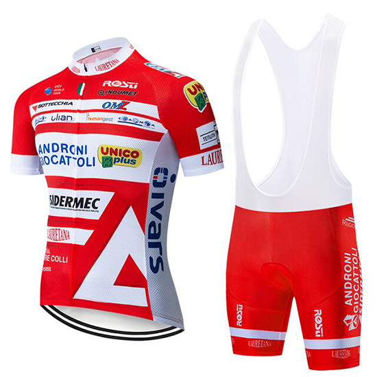 2019 Maillot Androni Giocattoli Tirantes Mangas Cortas Naranja Blanco